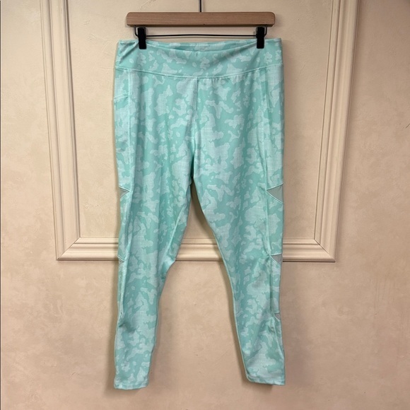 Huk Pants - Women's Huk Reel On Performance Leggings Green Size XLarge